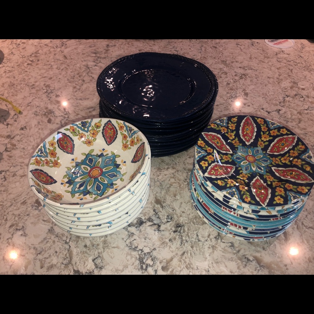 Potter Barn Melamine Dinnerware
